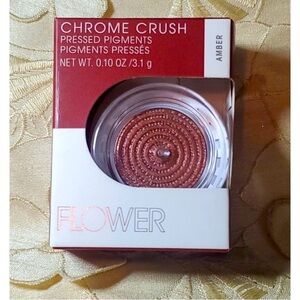 Flower by Drew Chrome Crush Pressed Pigments - Amber